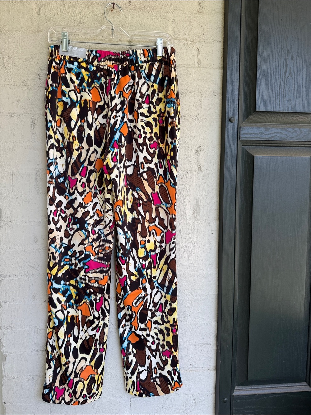 NWT Chico’s Silky Bright Animal Print Wide Leg Pull-On Pants Size 00 (US XS(2) - Picture 6 of 12